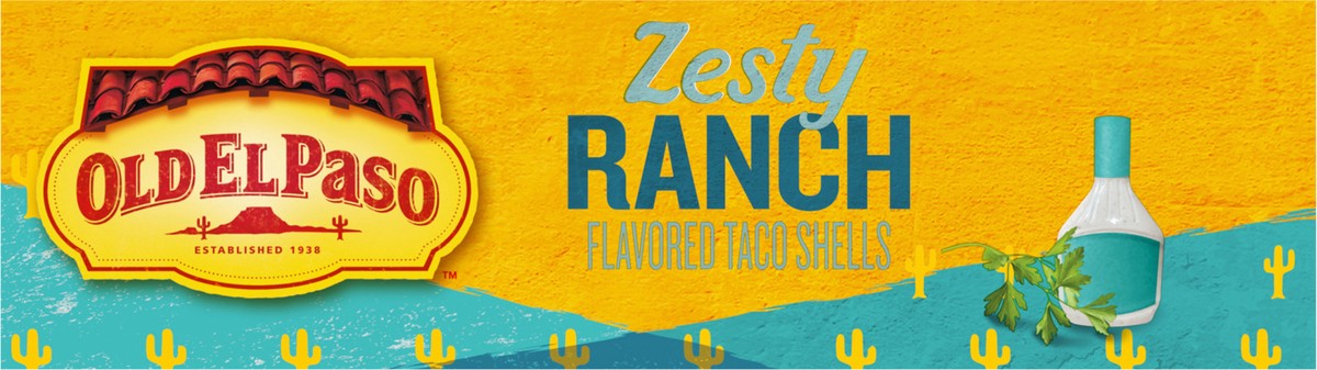 slide 4 of 13, Old El Paso Stand ‘N Stuff Taco Shells, Zesty Ranch Flavored, Gluten Free Crunchy Corn Taco Shells, 10 Count, 5.4 oz, 10 ct