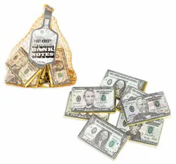 Holiday - Fort Knox Mini Chocolate Bank Notes In Mesh Bag