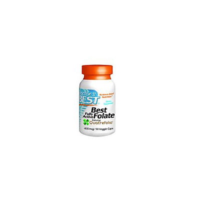 slide 1 of 1, Doctor's Best Fully Active Best Folate 400 mcg Veggie Caps, 90 ct