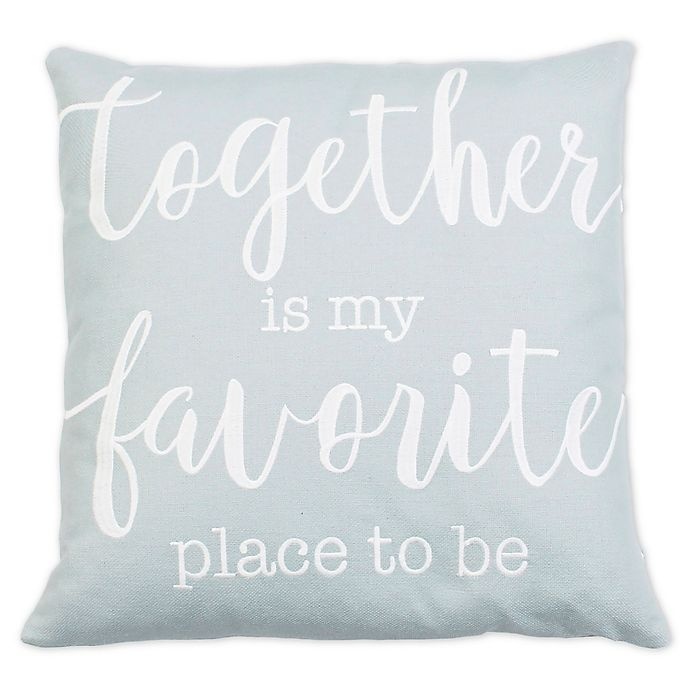 slide 1 of 1, Thro Together Embroidered Throw Pillow - Harbor, 1 ct