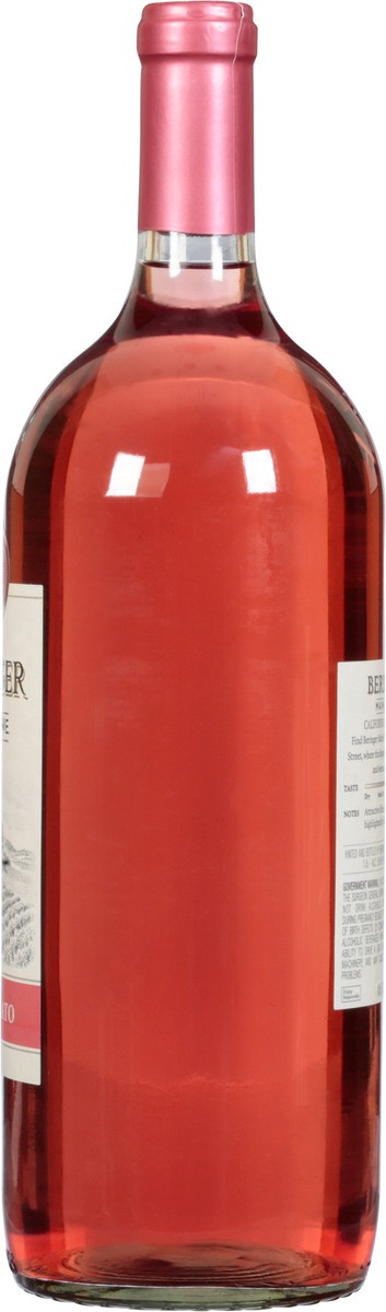 slide 9 of 12, Beringer Main & Vine Pink Moscato, Pink Wine, 1.5L, 1.50 liter