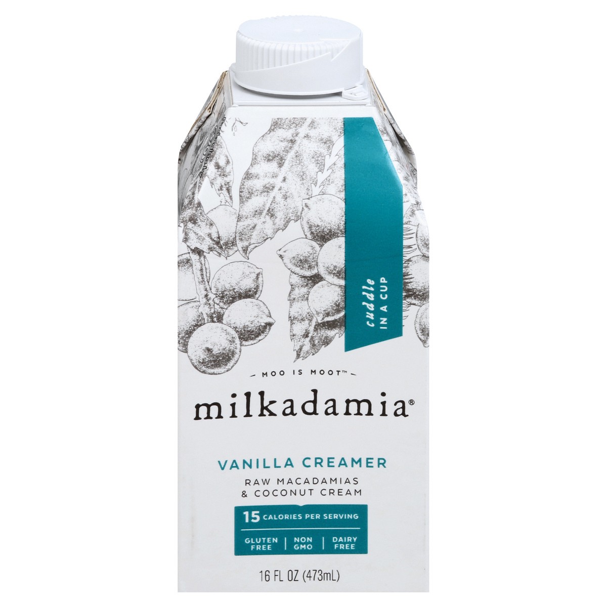 slide 1 of 9, Milkadamia Vanilla Creamer, 16 fl oz