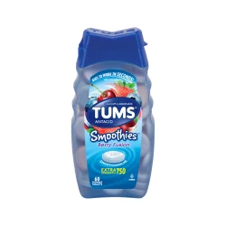 Tums Berry Fusion Smoothies Extra Strength Antacid Cheawable Tablets