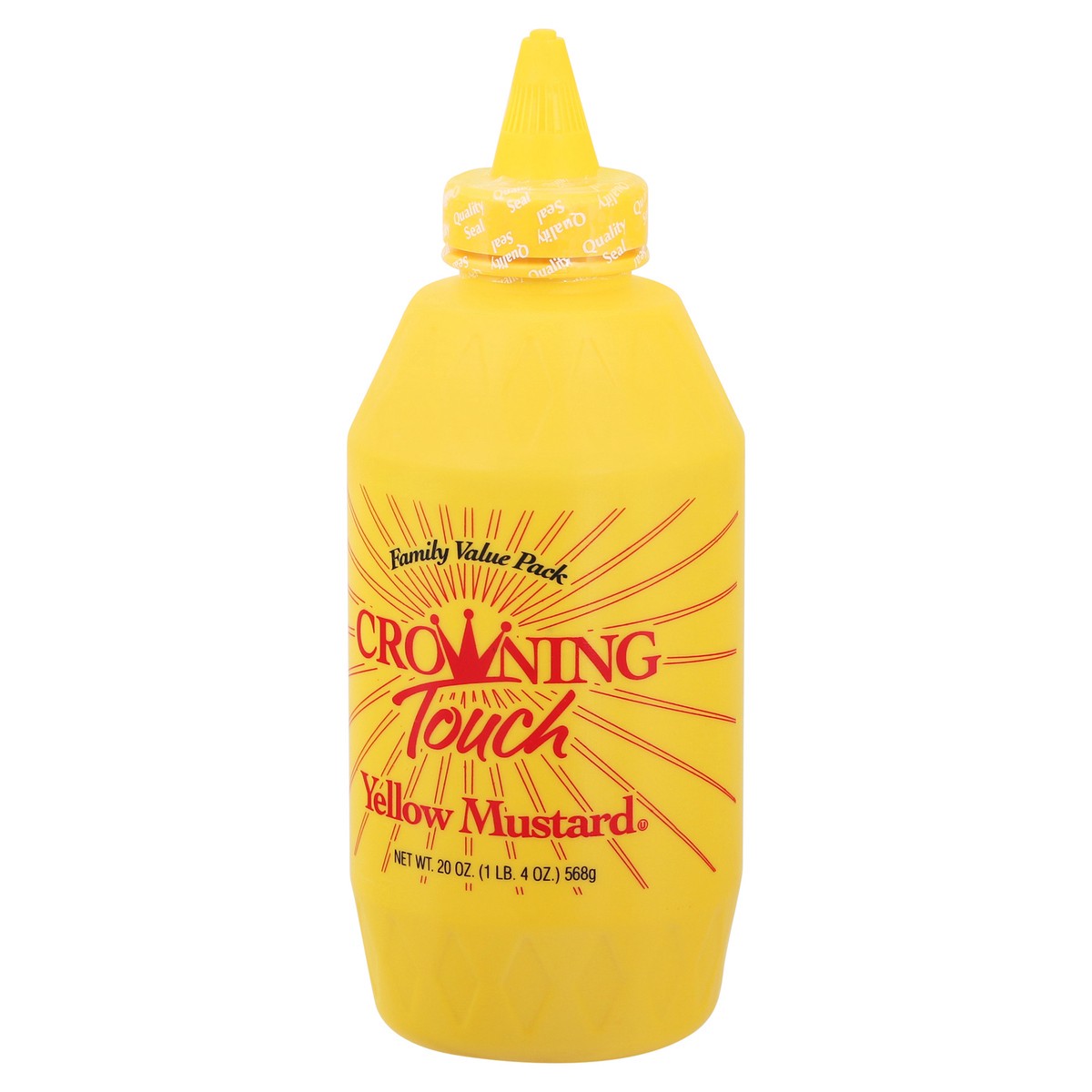 slide 3 of 9, Crowning Touch Family Value Pack Yellow Mustard 20 oz, 20 oz