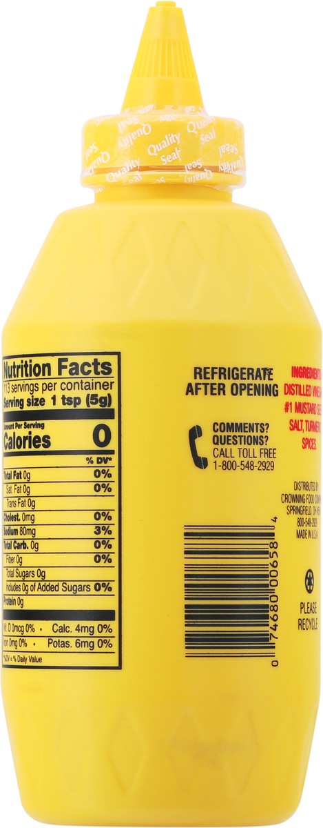 slide 5 of 9, Crowning Touch Family Value Pack Yellow Mustard 20 oz, 20 oz