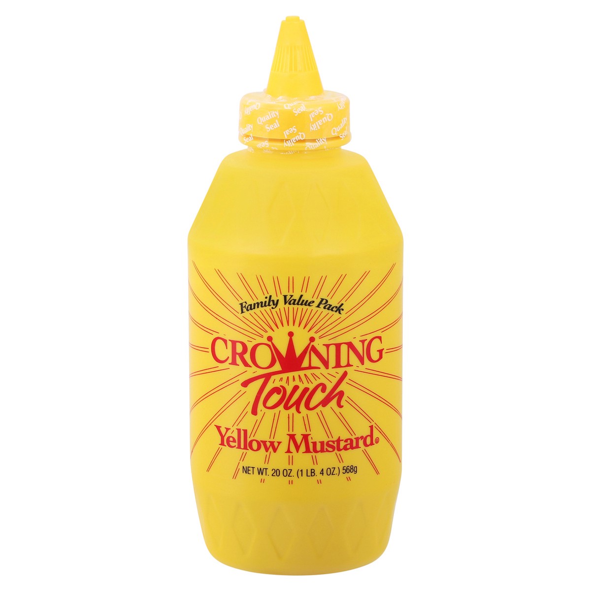slide 1 of 9, Crowning Touch Family Value Pack Yellow Mustard 20 oz, 20 oz