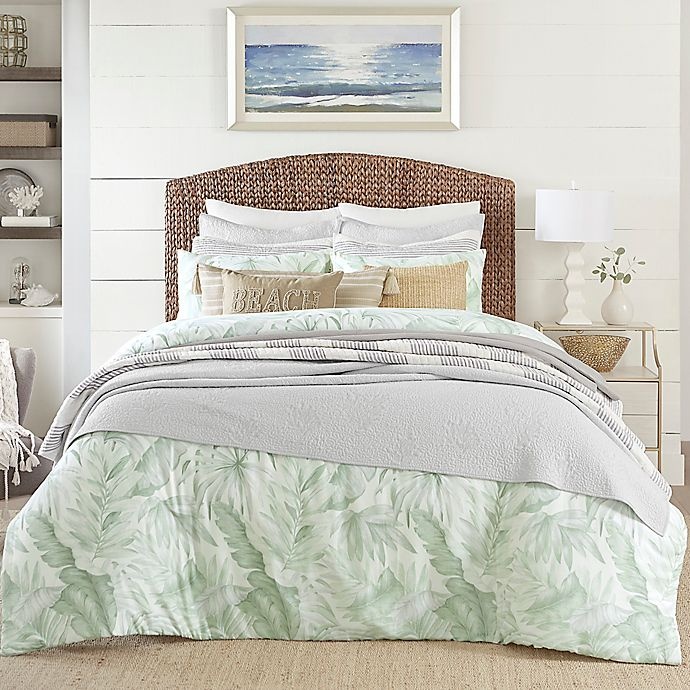 slide 2 of 3, Coastal Living Coral Embroidered Full/Queen Quilt Set - Grey, 1 ct