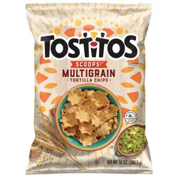 Tostitos Scoops! Tortilla Chips Multigrain 10 Oz