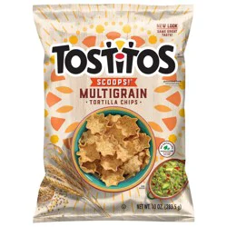 Tostitos Scoops! Tortilla Chips Multigrain 10 Oz