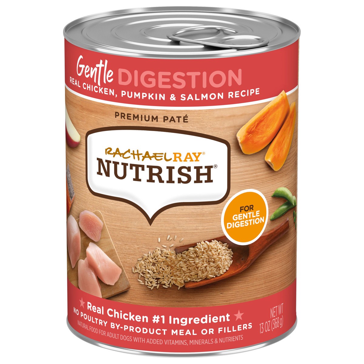 slide 4 of 9, Rachael Ray Nutrish Dog Food, Salmon & Chicken, 13 oz