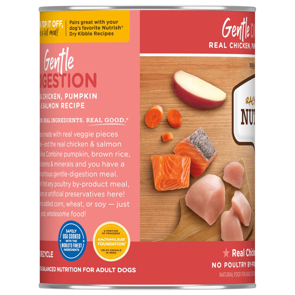 slide 5 of 9, Rachael Ray Nutrish Dog Food, Salmon & Chicken, 13 oz