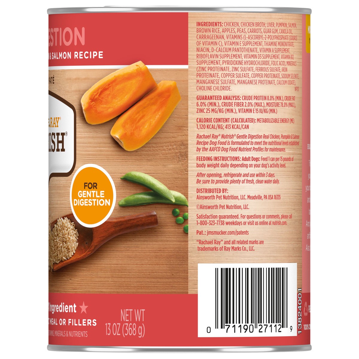 slide 3 of 9, Rachael Ray Nutrish Dog Food, Salmon & Chicken, 13 oz