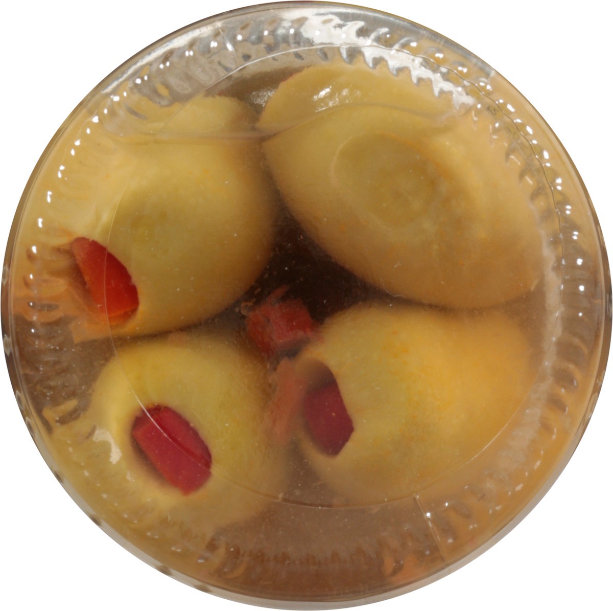 slide 9 of 13, Woodstock Og Red Pepper Stfd Olives, 8.5 oz