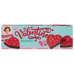 Snack Cakes, Little Debbie Family Pack Valentine Brownies
