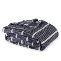 slide 10 of 13, BERKSHIRE BLANKET Berkshire Printed Retro Comfort Plush Throw Navy, 50 in x 70 in, 1 ct