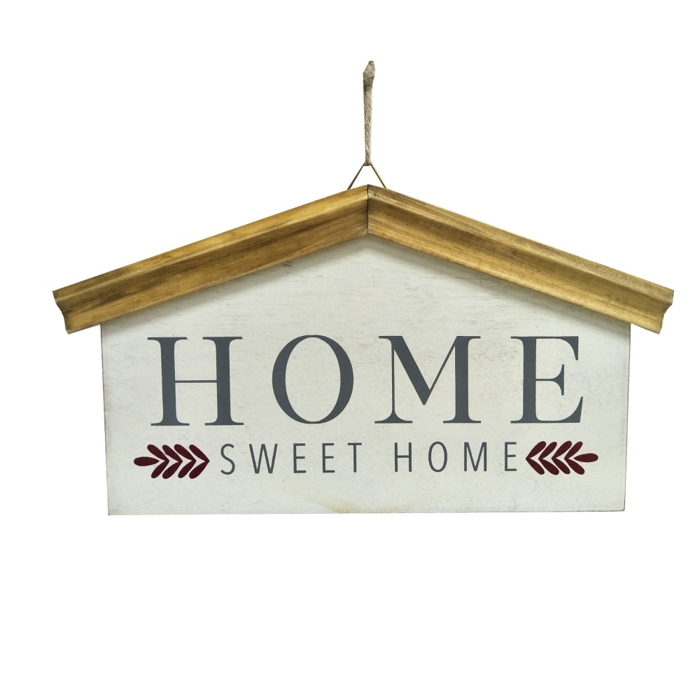 slide 1 of 1, Holiday Home Home Sweet Home Sign, 15 in