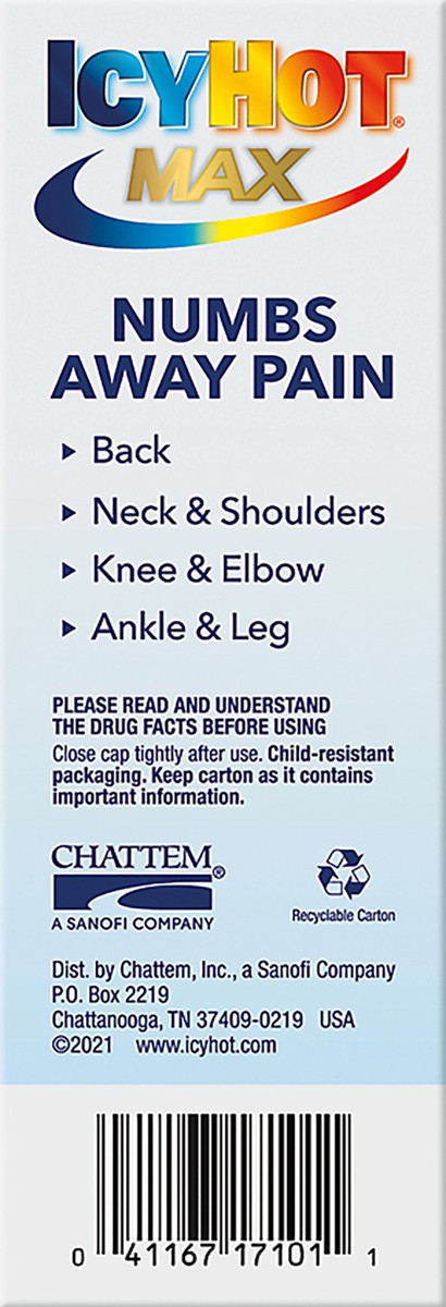 slide 2 of 5, Icy Hot Max Lidocaine Pain Relief Cream 2.7 oz, 2.7 oz