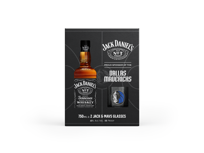 slide 1 of 4, Jack Daniel's Black W Maverickglass, 750 ml