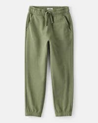 Boys Cotton Joggers - Green Green 6