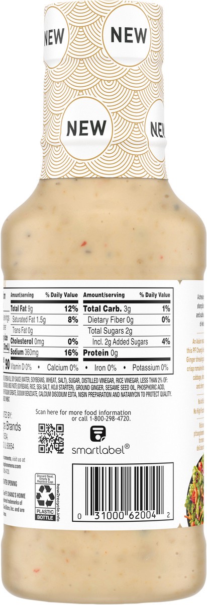 slide 8 of 8, P.F. Chang's Home Menu Creamy Ginger Salad Dressing, 16 oz., 16 fl oz