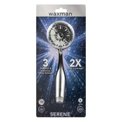 Waxman Handheld 3 Position Serene Shower Head - Chrome