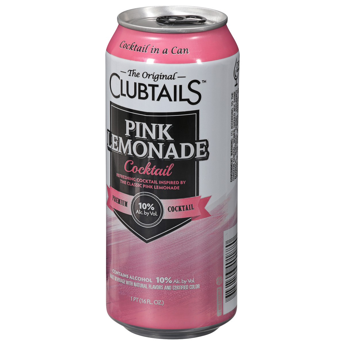slide 4 of 9, Clubtails Cocktail, Pink Lemonade, 16 fl oz