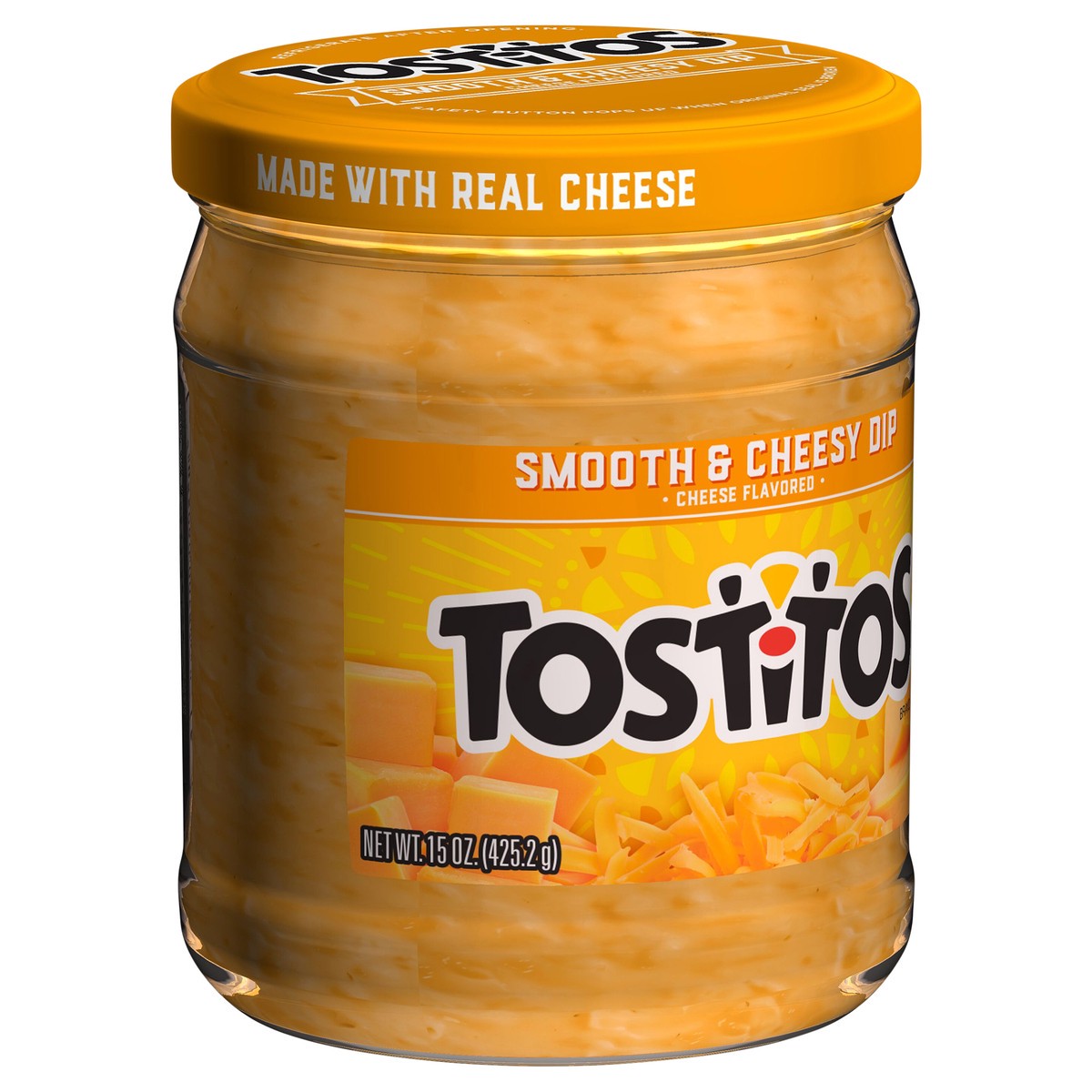 slide 5 of 9, Tostitos Smooth & Cheesy Dip Cheese Flavored 15 Oz, 15 oz