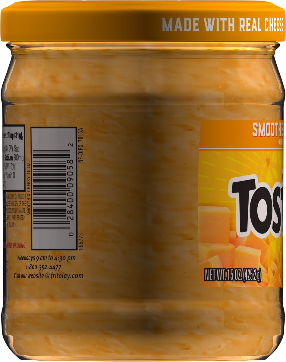 slide 6 of 9, Tostitos Smooth & Cheesy Dip Cheese Flavored 15 Oz, 15 oz