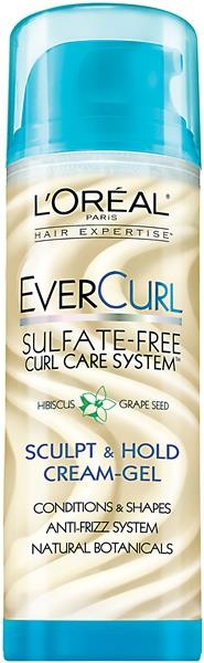 slide 1 of 1, L'Oréal Paris Hair Expertise EverCurl Sculpt and Hold Cream-Gel Wavy, Curly Hair, 5 oz