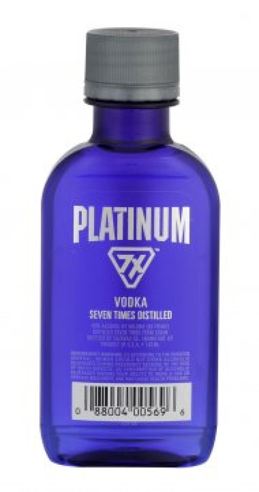 slide 1 of 1, Platinum 7X Seven Times Distilled Extra Smooth Vodka, 50ml 80 Proof, 50 ml