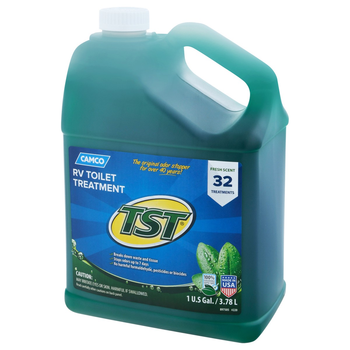 slide 8 of 12, Camco TST Fresh Scent RV Toilet Treatment 1 gl, 1 gal