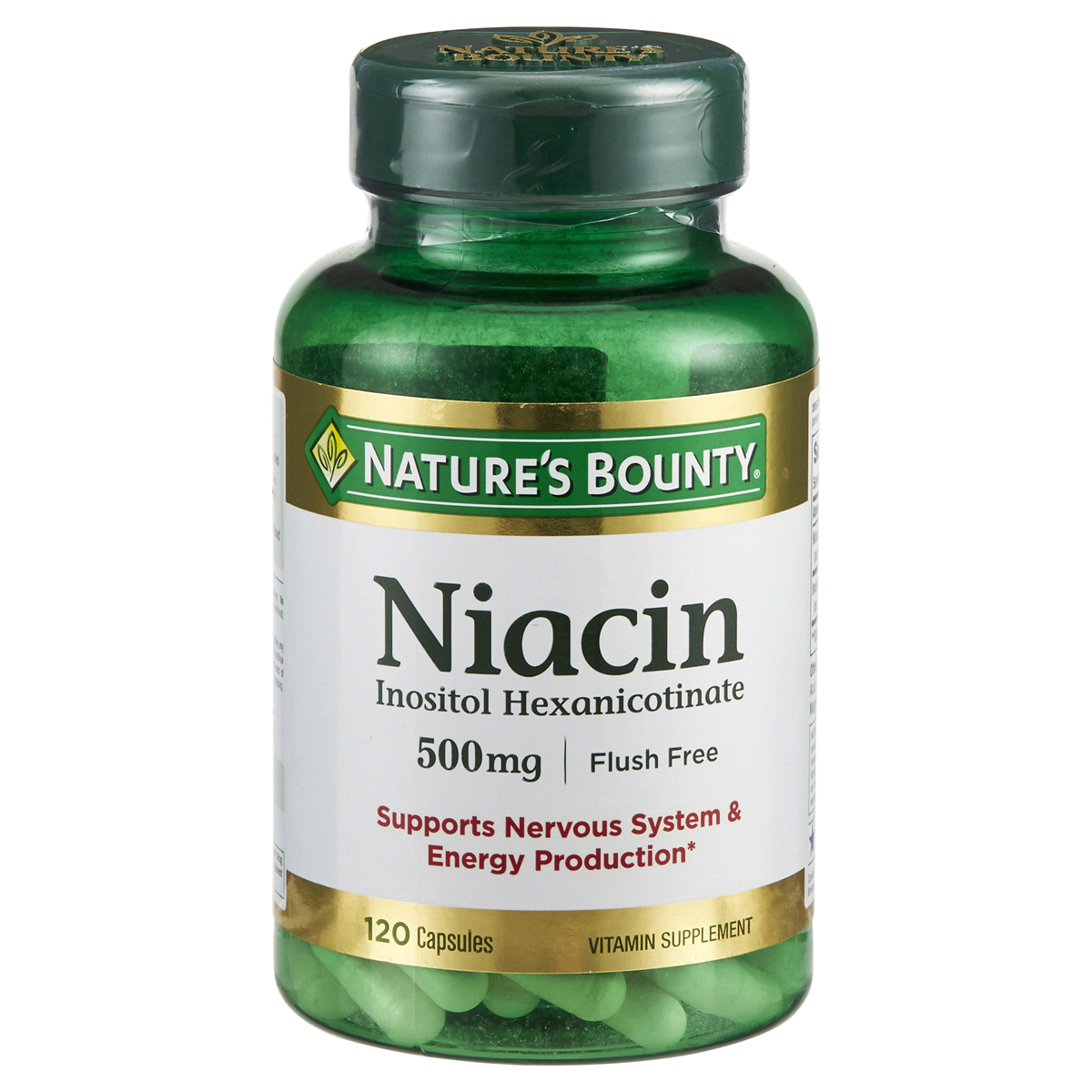 slide 1 of 1, Nature's Bounty Flush Free Niacin, 120 ct; 500 mg