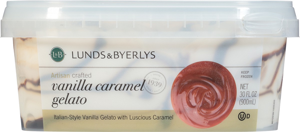 slide 5 of 9, Lunds & Byerlys Vanilla Caramel Gelato 30 fl oz, 30 fl oz