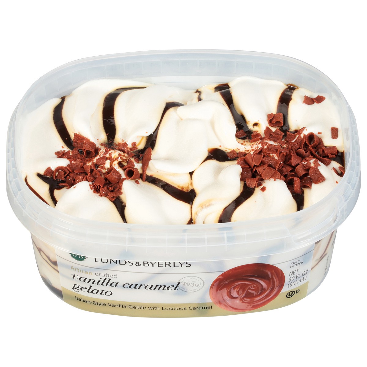 slide 1 of 9, Lunds & Byerlys Vanilla Caramel Gelato 30 fl oz, 30 fl oz