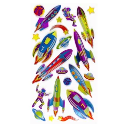 Sticko Stickers Retro Rockets