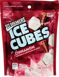 Ice Breakers Ice Cubes Cinnamon Gum 100 pc