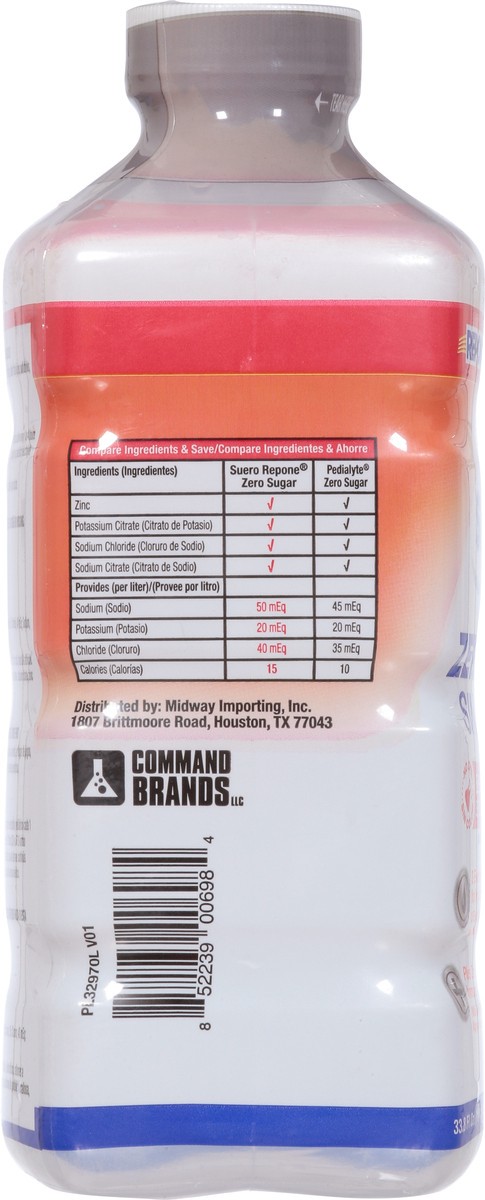 slide 6 of 15, Repone Suero Suero Zero Sugar Fruit Punch Electrolyte Drink 33.8 oz, 33.8 oz
