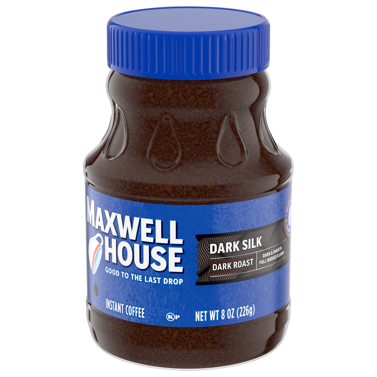 slide 9 of 9, Maxwell House Dark Silk Dark Roast Instant Coffee, 8 oz Jar, 8 oz