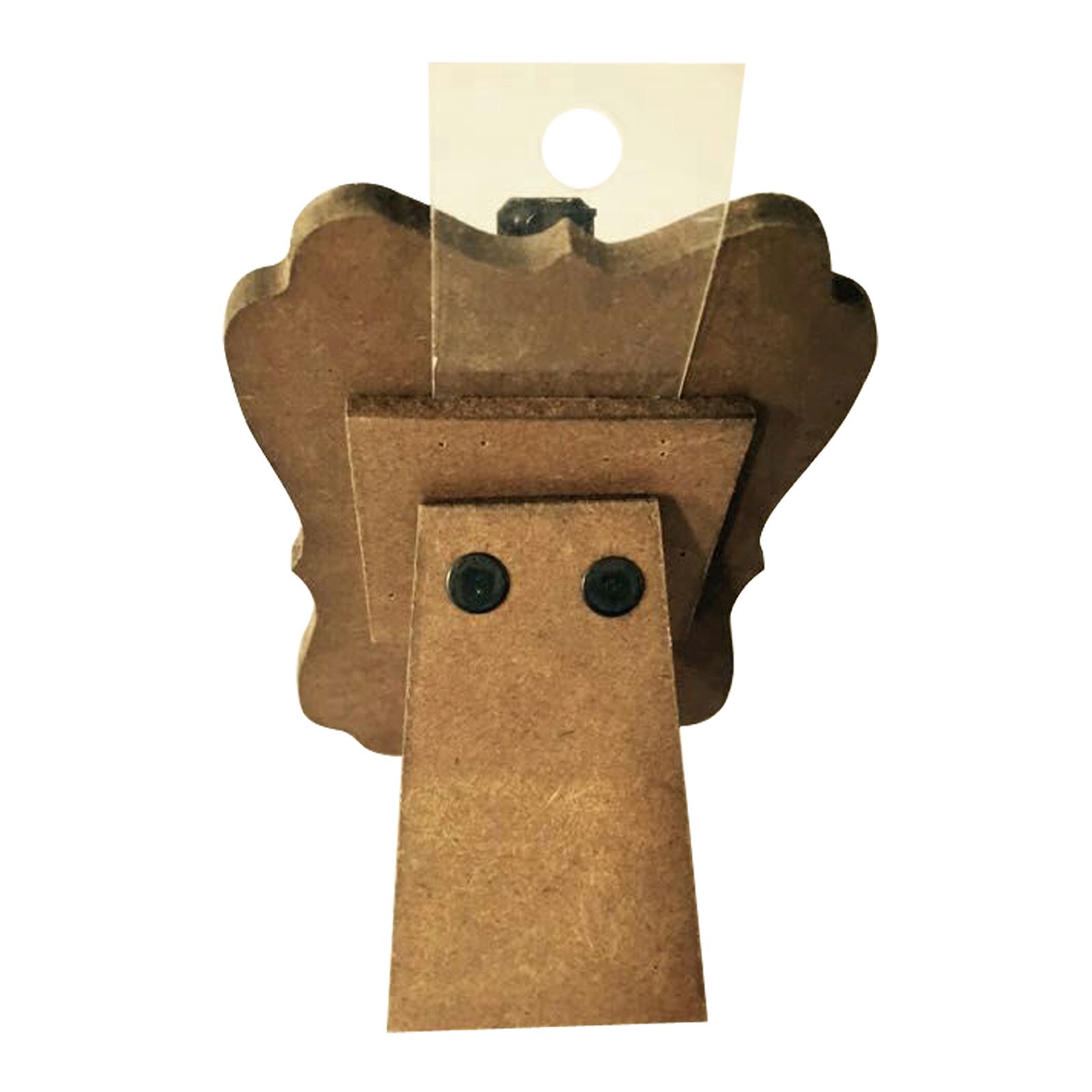 slide 2 of 3, White & Natural Chevron Mini Clip Frame By Studio Decor, 2 in x 3 in