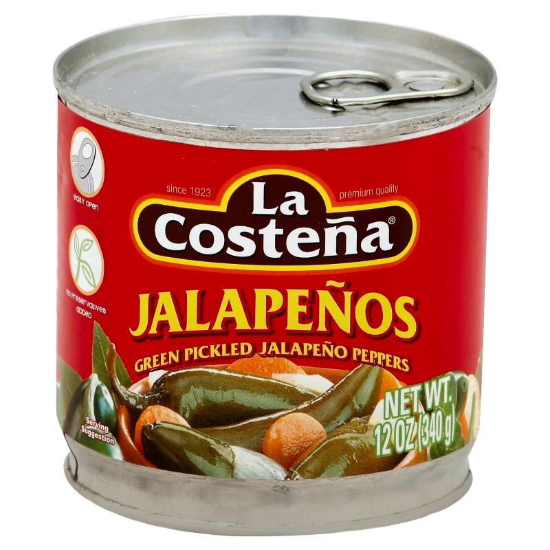slide 1 of 3, La Costeña Pickled Jalapeno Peppers 12 oz, 12 oz