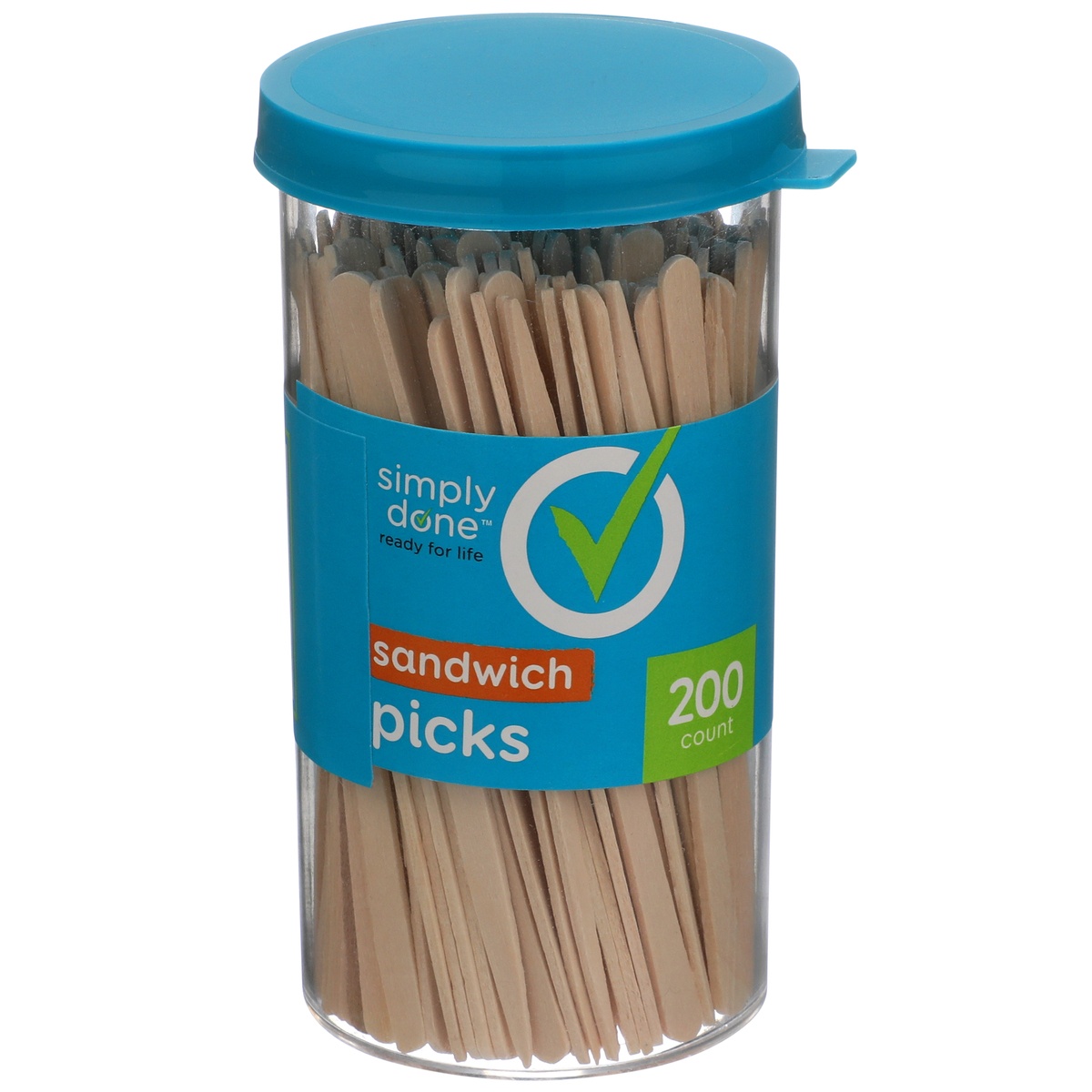 slide 1 of 1, Simply Done Sandwich Toothpicks, 200 ct