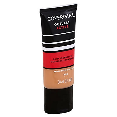 slide 1 of 1, Covergirl Outlast Active 860 Classic Tan Foundation Spf 20, 1 fl oz