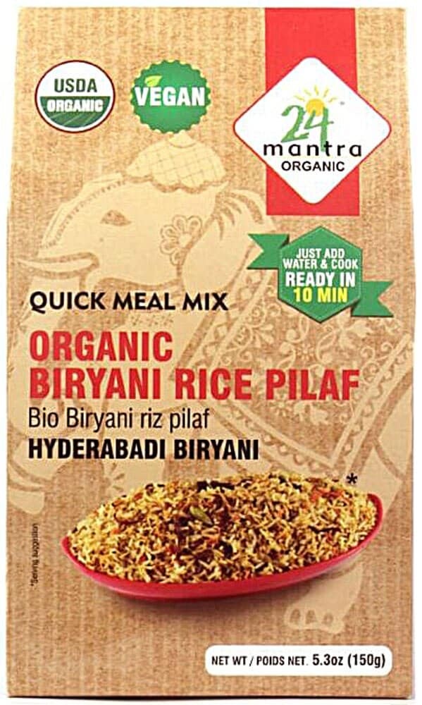 slide 1 of 1, 24 Mantra Organic Biryani Rice Pilaf, 5.3 oz