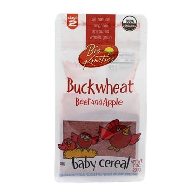 slide 1 of 1, Bio-Kinetics Bio Kinetics Buckwheat Beet & Apple Baby Cereal, 7 oz