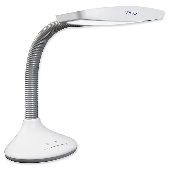 slide 1 of 4, Verilux SmartLight LED Desk Lamp - White, 1 ct