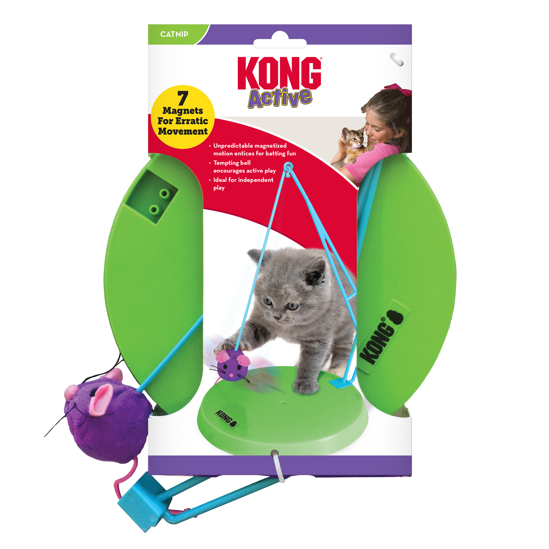 slide 3 of 4, Kong Company KONG Sway N' Play Cat Toy, 1 ct