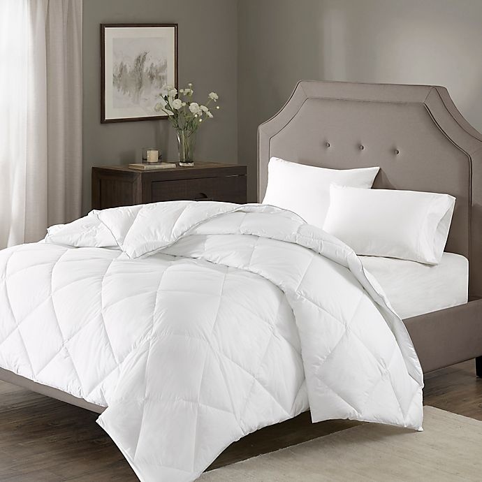 slide 1 of 3, Madison Park Signature 1000-Thread-Count Down Alternative Full/Queen Comforter - White, 1 ct