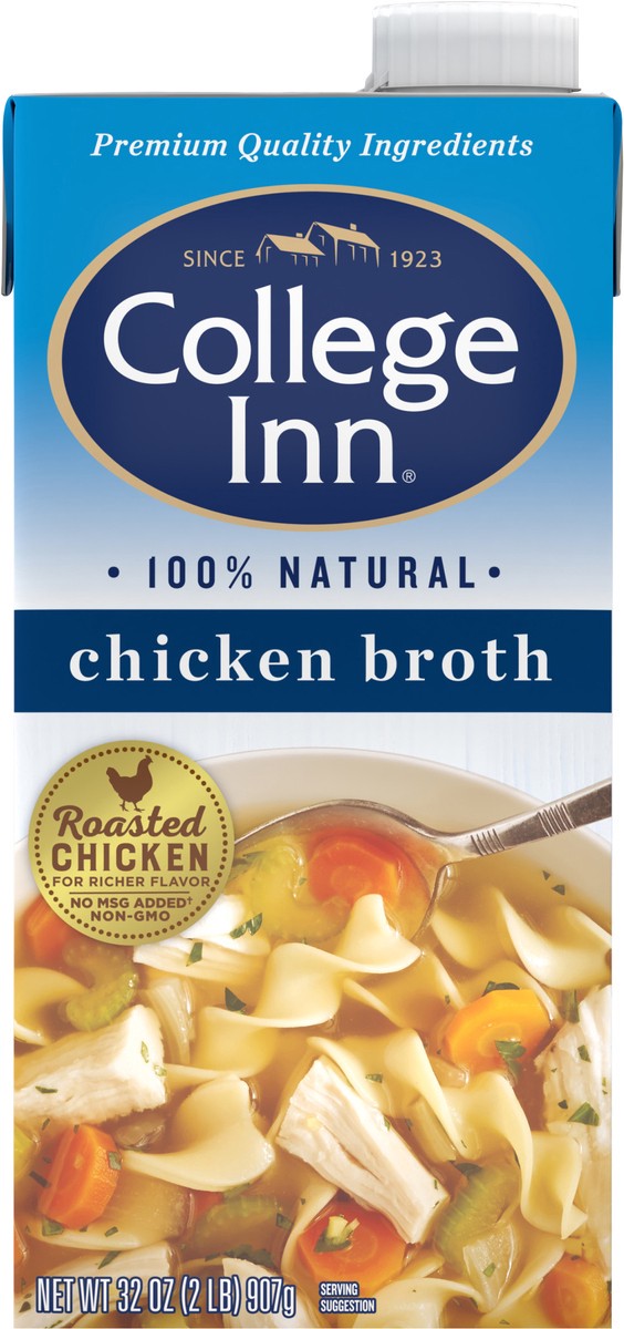 slide 1 of 9, College Inn Chicken Broth 32 oz, 32 oz