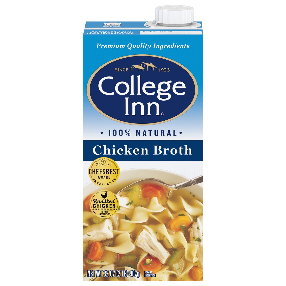 slide 1 of 9, College Inn Chicken Broth, 32 oz Carton, 32 oz