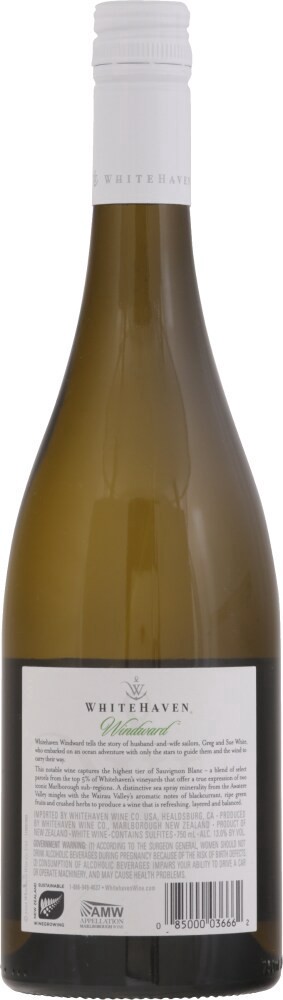 slide 3 of 4, Whitehaven Wine Company Windward Marlborough Sauvignon Blanc White Wine, 750 ml